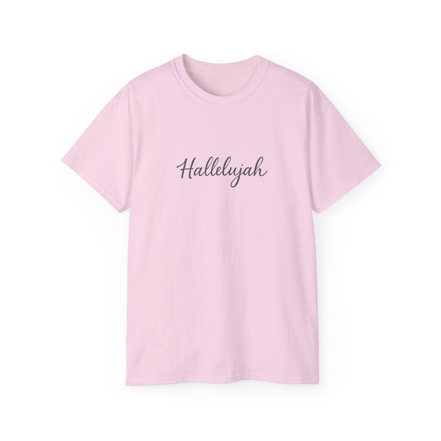 Hallelujah Unisex Ultra Cotton Tee - Casual Graphic Shirt, Faith-Based Apparel, Gifts for Christian Friends, Spring Fashion, [...]