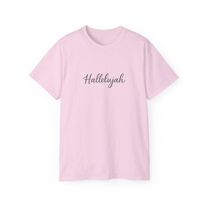 Hallelujah Unisex Ultra Cotton Tee - Casual Graphic Shirt, Faith-Based Apparel, Gifts for Christian Friends, Spring Fashion, [...]