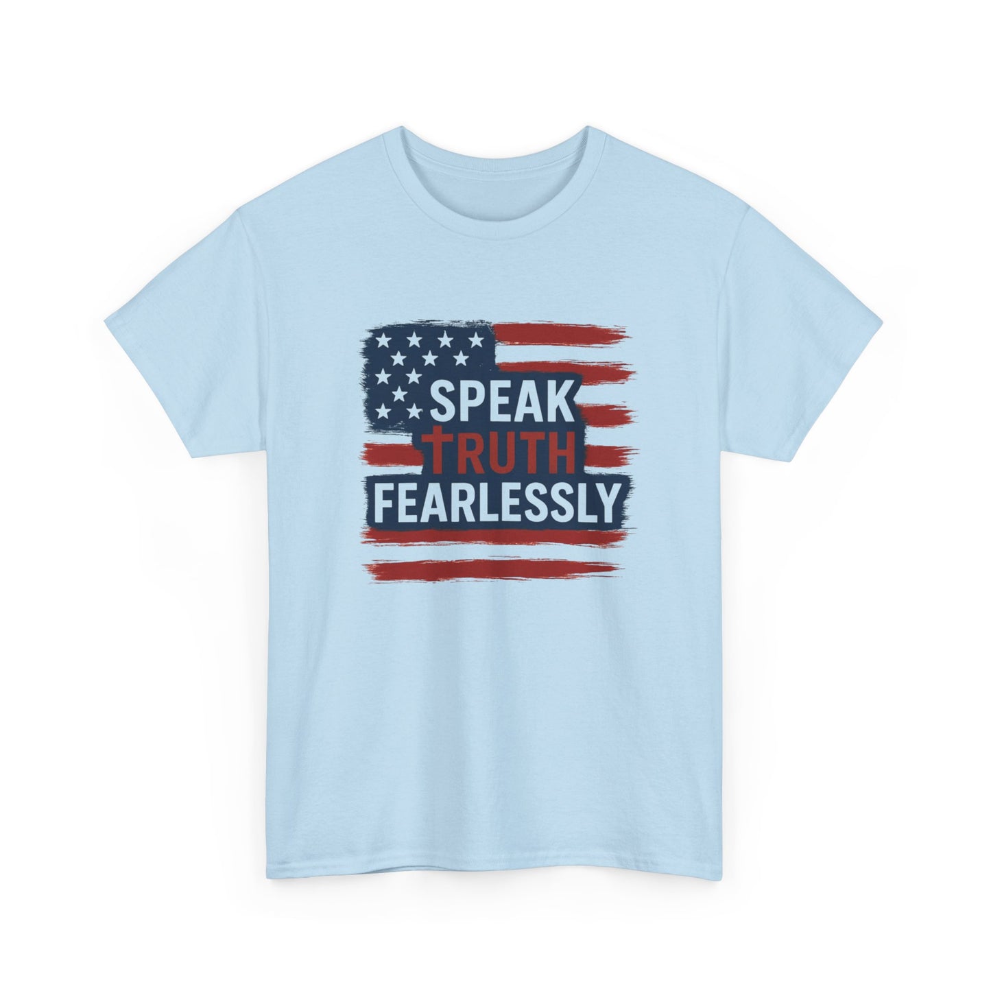 Unisex Cotton Tee: Speak Truth Fearlessly, Patriotic Shirt, Independence Day Gift, Casual Wear, Statement Tee, Gifts for Activists