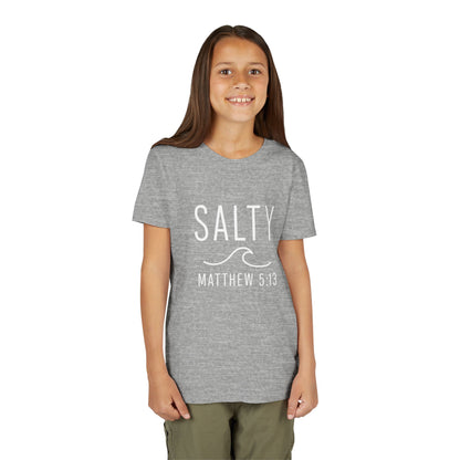Salty Youth Tee - Spiritual, Fun, Summer Vibe, Perfect for Beach Days, Gifts, and Faith Celebrations