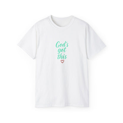 God's Got This Inspirational Tee, Motivational T-Shirt, Faith-Based Apparel, Everyday Casual Wear, Gift for Encouragement