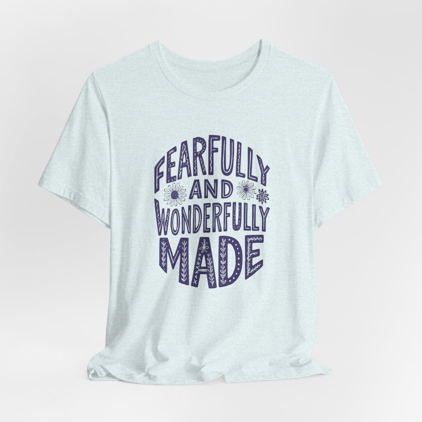 Fearfully and Wonderfully Made T-Shirt | Unisex Inspirational Tee, Faith-Based Apparel, Gift for Encouragement, Everyday Wear, [...]