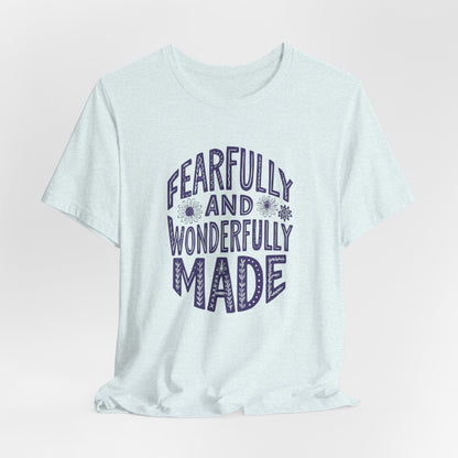 Fearfully and Wonderfully Made T-Shirt | Unisex Inspirational Tee, Faith-Based Apparel, Gift for Encouragement, Everyday Wear, [...]