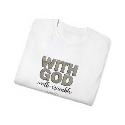 Inspirational Faith T-Shirt, Unisex Cotton Tee, Christian Apparel, Gift for Believers, Religious T-Shirt, Church Outing Shirt