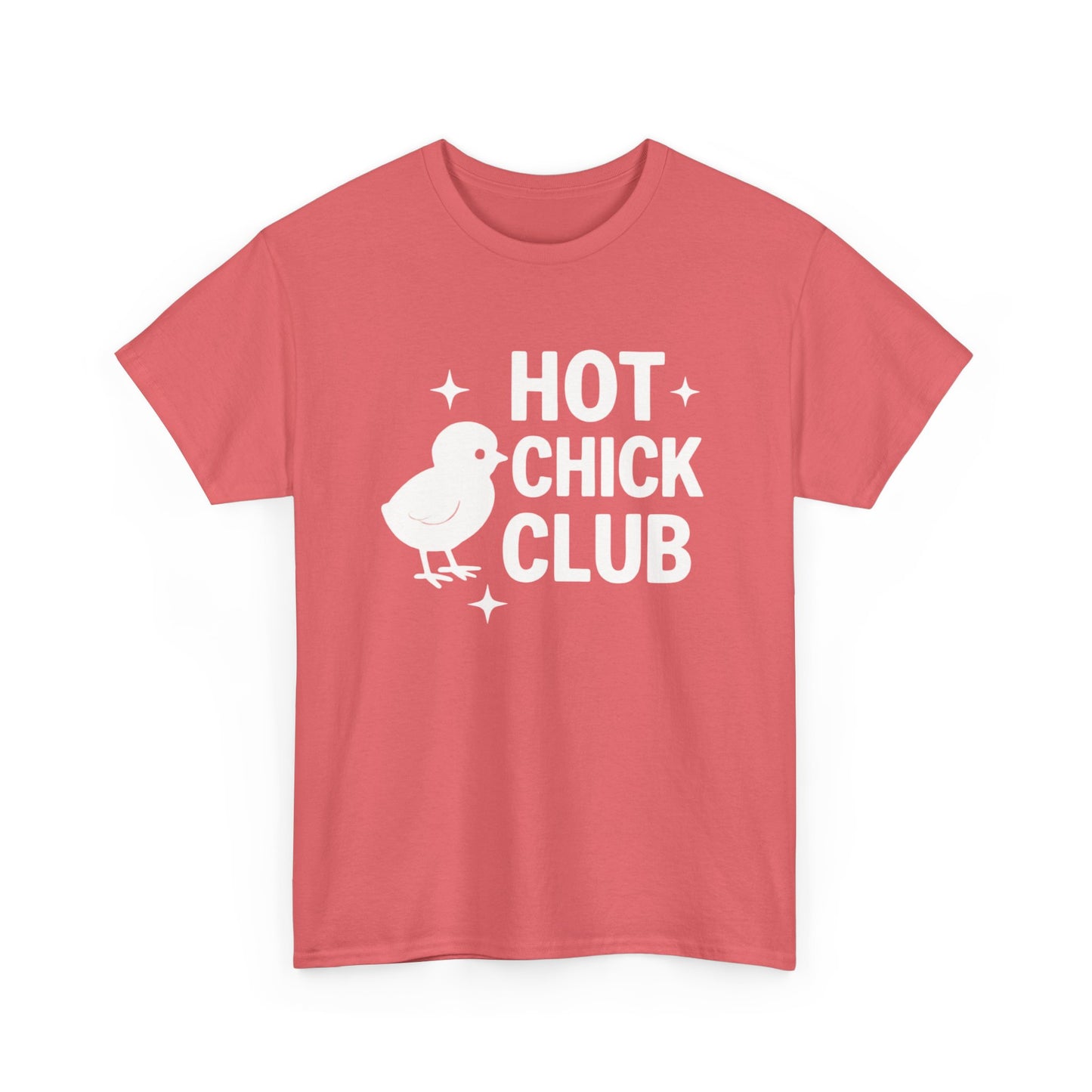 Hot Chick Club Unisex Heavy Cotton Tee, Fun Graphic T-Shirt for Trendy Women, Cute Casualwear, Perfect Gift for Chick Friends, Summer [...]