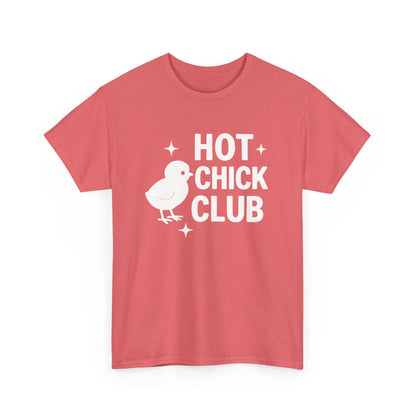 Hot Chick Club Unisex Heavy Cotton Tee, Fun Graphic T-Shirt for Trendy Women, Cute Casualwear, Perfect Gift for Chick Friends, Summer [...]