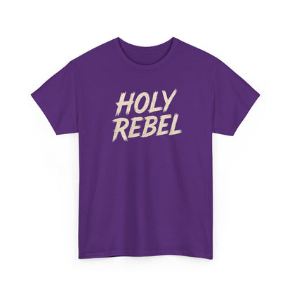 Holy Rebel Unisex Heavy Cotton Tee, Inspirational Christian T-Shirt, Unique Gift for Rebels, Faith-Based Apparel, Motivational Quote [...]