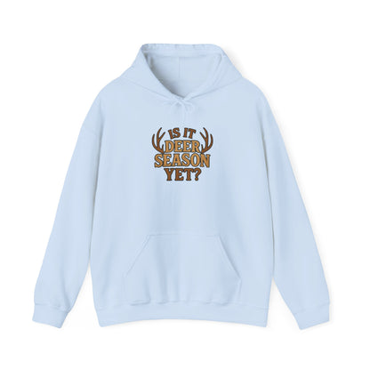 Deer Season Hooded Sweatshirt - Cozy Apparel for Hunters, Great for Fall Adventures, Camping, or Casual Outings, Gift for Outdoorsy Friends