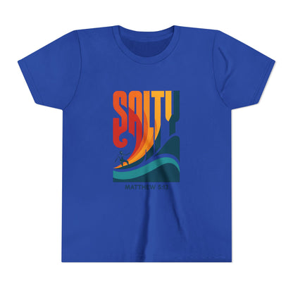 Salty Youth Short Sleeve Tee | Surf Style, Christian Tees, Beach Wear, Summer Fun, Youth Apparel