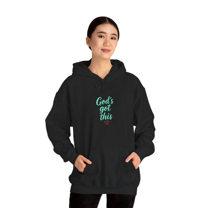 Inspirational Hooded Sweatshirt: God's Got This, Cozy Gift, Faith Apparel, Unisex Casual, Everyday Comfort, Uplifting Wear