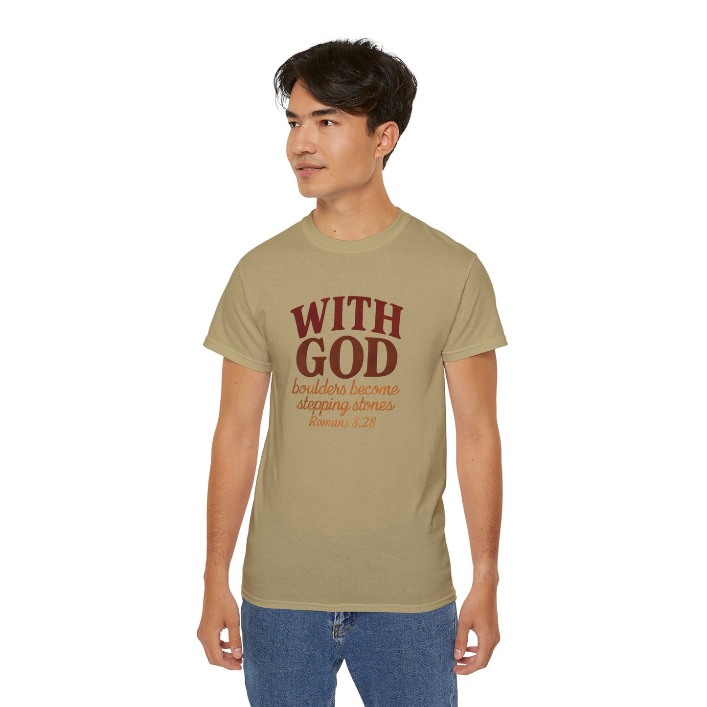 Faith-Inspired Unisex Tee, Inspirational T-Shirt, Spiritual Gift, Bible Verse Apparel, Christian Clothing, Everyday Wear