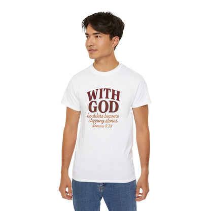 Faith-Inspired Unisex Tee, Inspirational T-Shirt, Spiritual Gift, Bible Verse Apparel, Christian Clothing, Everyday Wear