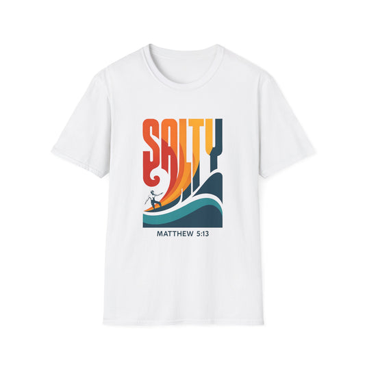 Salty Graphic Unisex T-Shirt, Comfortable Casual Wear, Beach Vibe Shirt, Christian Gift, Summer Outfit