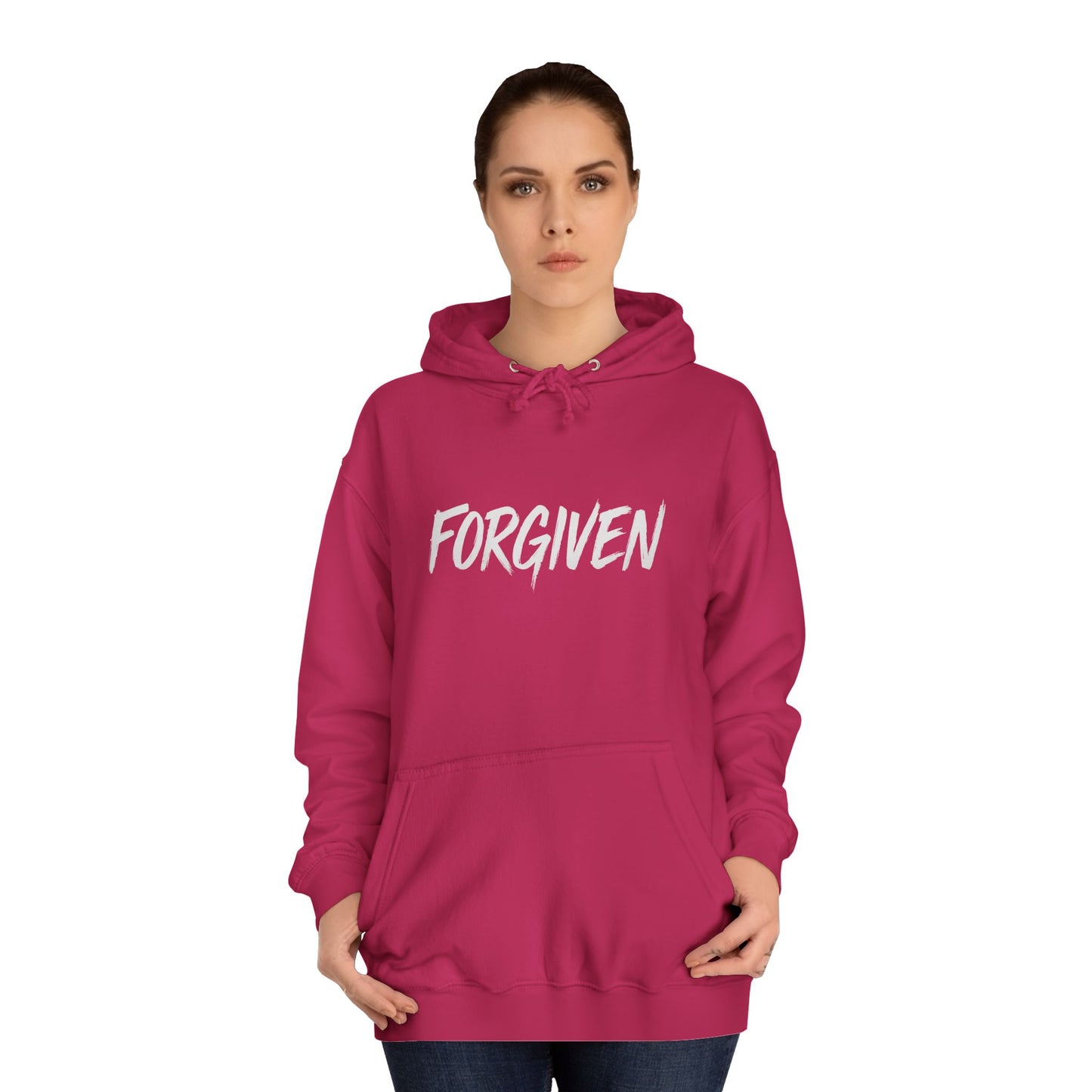 Forgiven Unisex College Hoodie - Cozy Spirit Wear, Perfect for Students, Gifts for College Graduates, Casual Everyday Wear, Fall and [...]