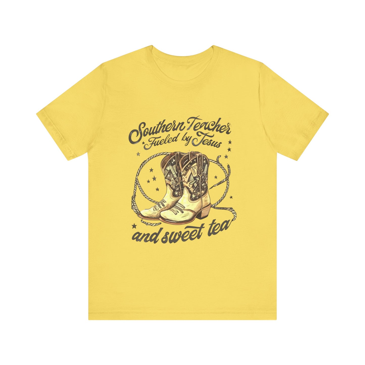 Southern Teacher Tee - Southern Style, Teacher Gift, Country Vibes, Faith-Based Apparel, Sweet Tea Lover Shirt