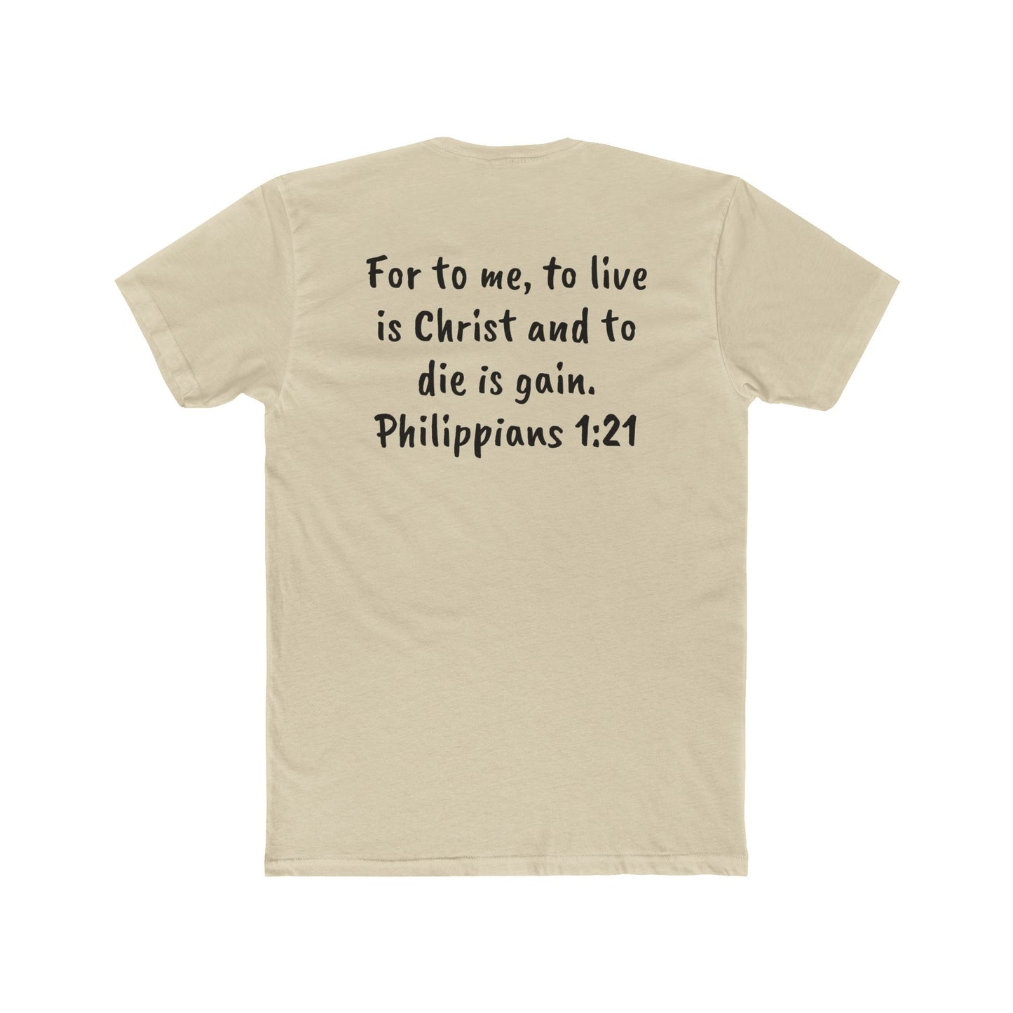 Faith-Inspired Unisex Cotton Tee, Christian Apparel, Inspirational Shirt, Gift for Believers, Bible Verse Tee, Casual Wear
