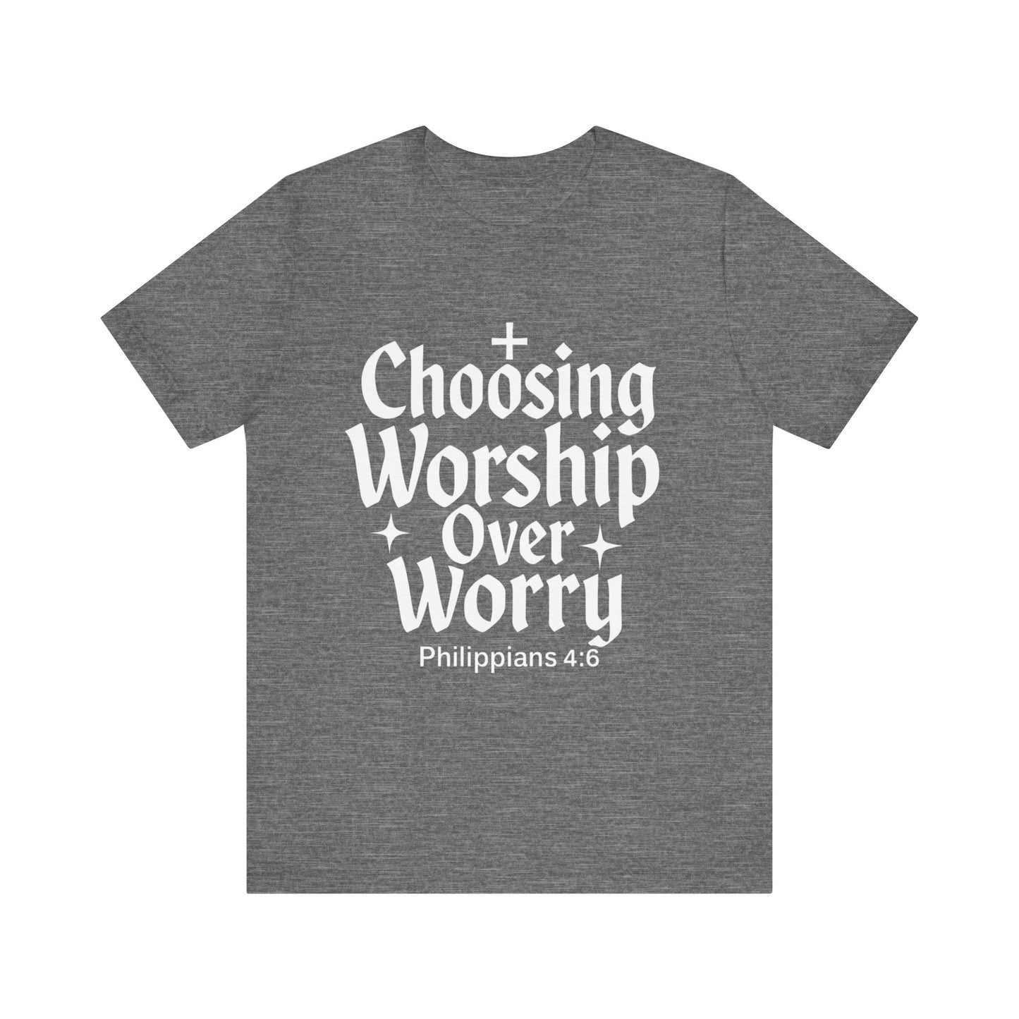 Faith-Inspired Unisex Tee: Choosing Worship Over Worry, Christian Apparel, Inspirational Gift, Spiritual T-Shirt, Everyday Wear, Gift [...]