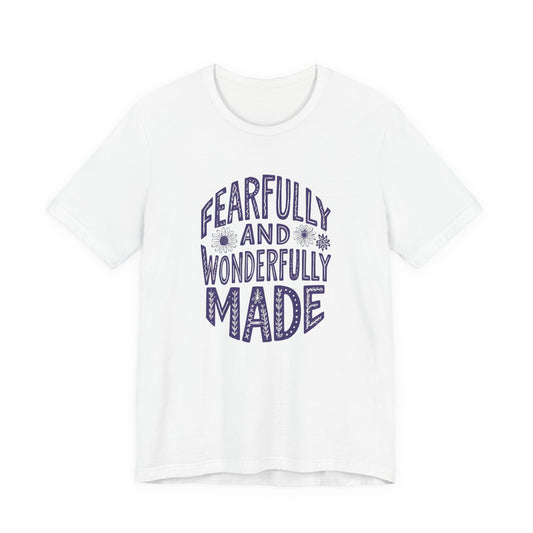 Fearfully and Wonderfully Made T-Shirt | Unisex Inspirational Tee, Faith-Based Apparel, Gift for Encouragement, Everyday Wear, [...]
