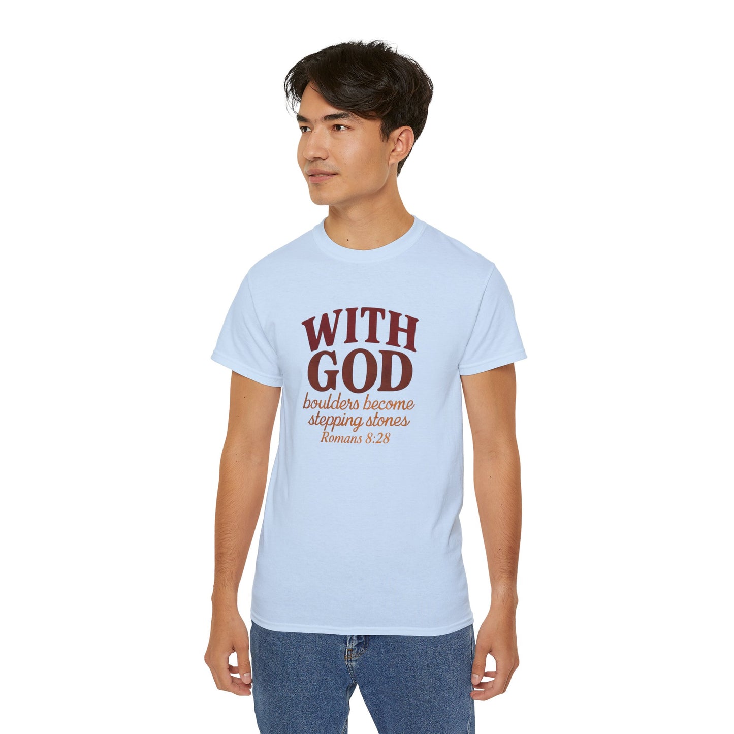 Faith-Inspired Unisex Tee, Inspirational T-Shirt, Spiritual Gift, Bible Verse Apparel, Christian Clothing, Everyday Wear