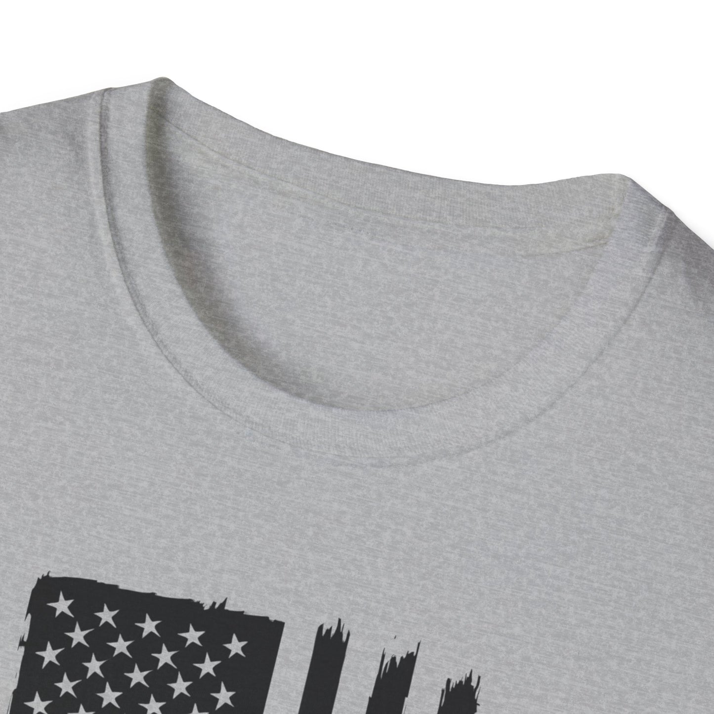 Patriotic Duck T-Shirt - Unisex Softstyle Tee, Perfect for Independence Day, Casual Wear, Gifts for Bird Lovers, USA Pride Apparel