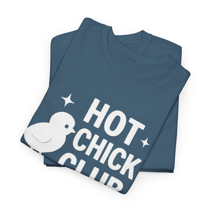 Hot Chick Club Unisex Heavy Cotton Tee, Fun Graphic T-Shirt for Trendy Women, Cute Casualwear, Perfect Gift for Chick Friends, Summer [...]
