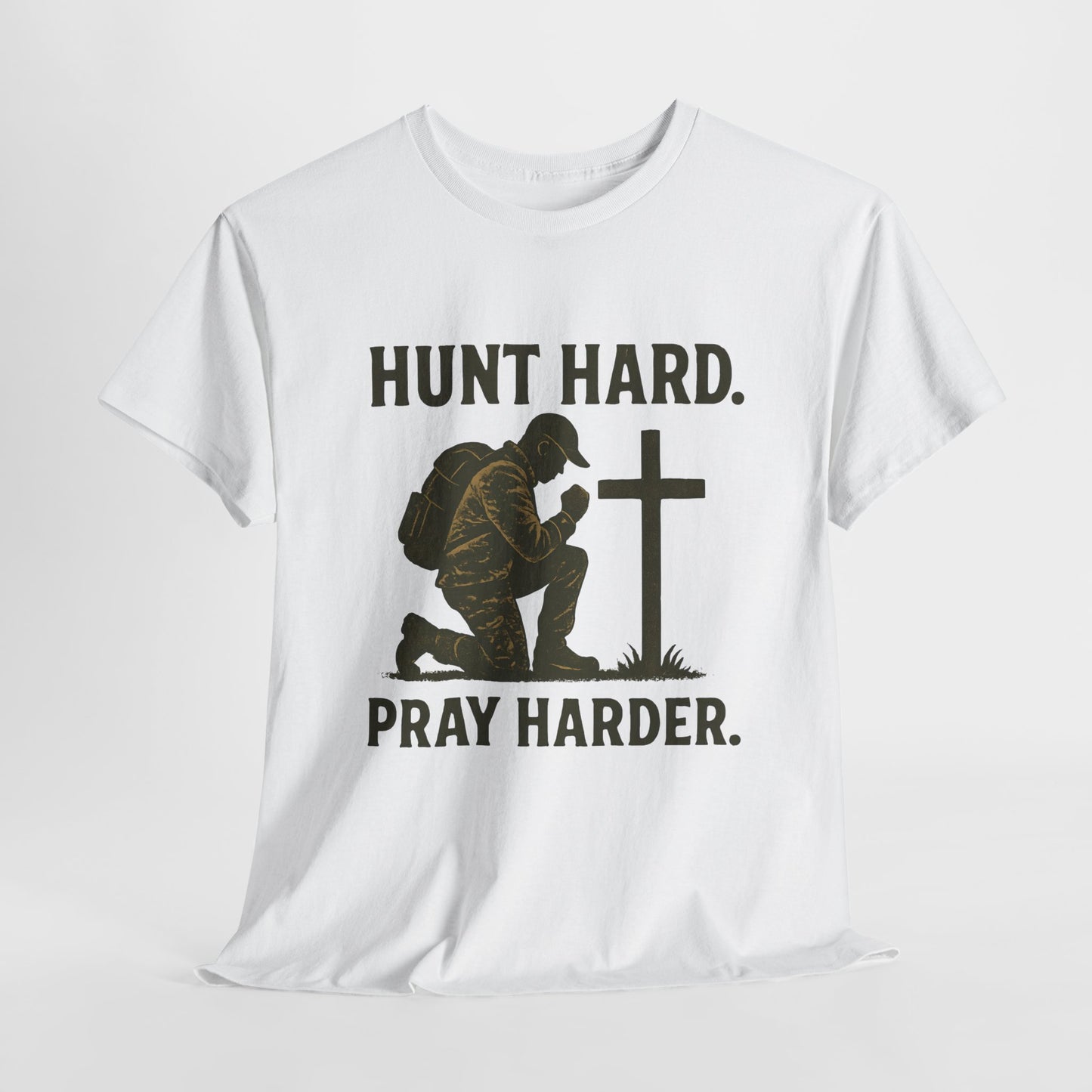 Hunting Inspirational Tee, Unisex Heavy Cotton Shirt, Gift for Hunters, Outdoor Apparel, Motivational T-Shirt