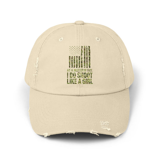 Unisex Distressed Cap: Empowerment Cap, Funny Gift for Her, Trendy Headwear, Patriotic Fashion, Casual Style