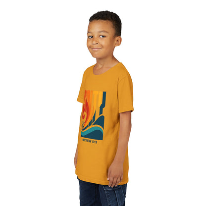 Salty Youth Short Sleeve Tee | Surf Style, Christian Tees, Beach Wear, Summer Fun, Youth Apparel