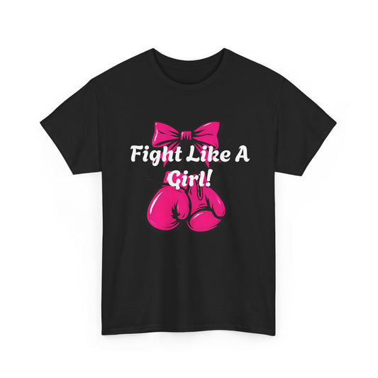 Empowering Fight Like A Girl Tee, Unisex Heavy Cotton Shirt, Fitness Gift, Inspirational Apparel, Strong Women T-Shirt, Breast Cancer [...]