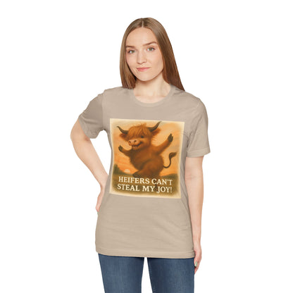 Joyful Heifer Unisex Tee - Perfect for Cow Lovers, Farm Life, Everyday Wear, Gifts, and Celebrations!