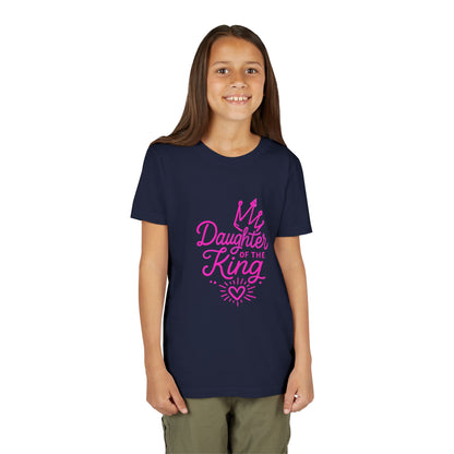 Daughter of the King Youth Tee, Faith Inspired T-Shirt, Christian Apparel for Kids, Birthday Gift, Scripture Tee, Encouraging Youth Shirt