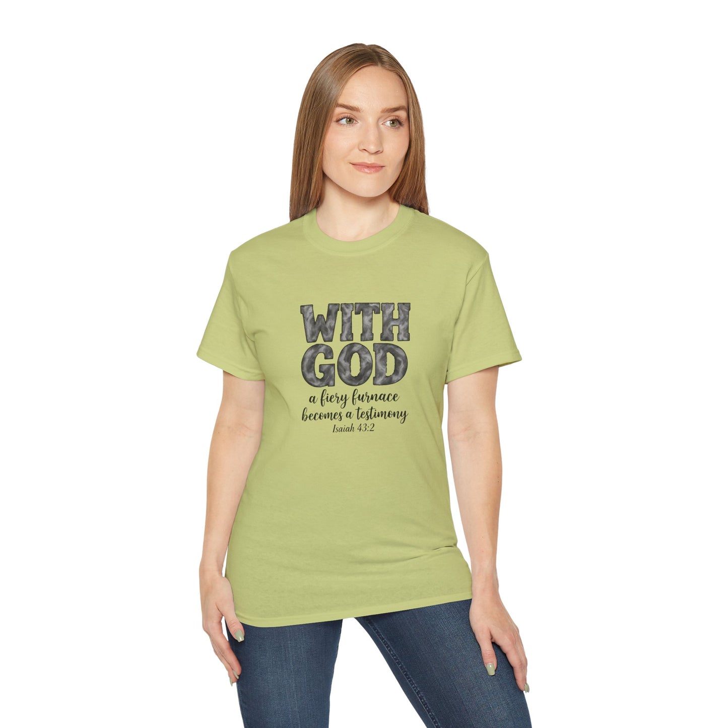 Inspirational Faith Tee, Motivational T-Shirt, Unisex Christian Shirt, Casual Everyday Wear, Gift for Believers, Bible Verse Apparel