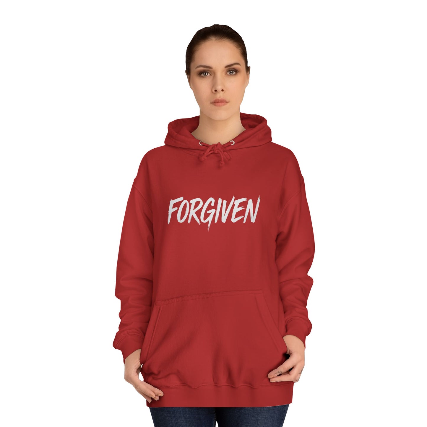 Forgiven Unisex College Hoodie - Cozy Spirit Wear, Perfect for Students, Gifts for College Graduates, Casual Everyday Wear, Fall and [...]