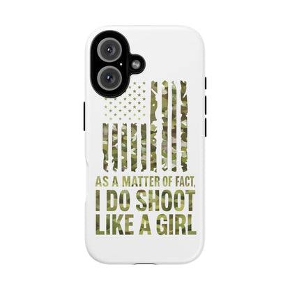 Tough Cases: Camouflage Phone Case, Patriotic Gift, Women's Empowerment, Outdoor Lover, Military Mom, Shooting Sports