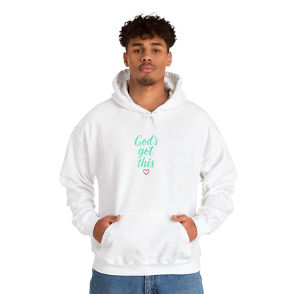Inspirational Hooded Sweatshirt: God's Got This, Cozy Gift, Faith Apparel, Unisex Casual, Everyday Comfort, Uplifting Wear