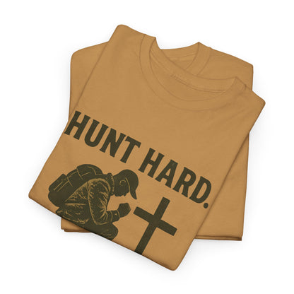 Hunting Inspirational Tee, Unisex Heavy Cotton Shirt, Gift for Hunters, Outdoor Apparel, Motivational T-Shirt