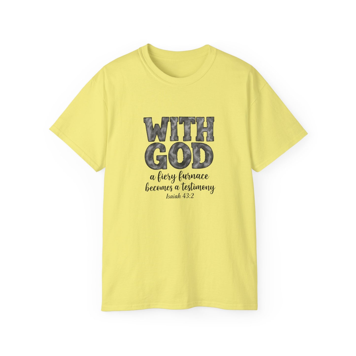 Inspirational Faith Tee, Motivational T-Shirt, Unisex Christian Shirt, Casual Everyday Wear, Gift for Believers, Bible Verse Apparel