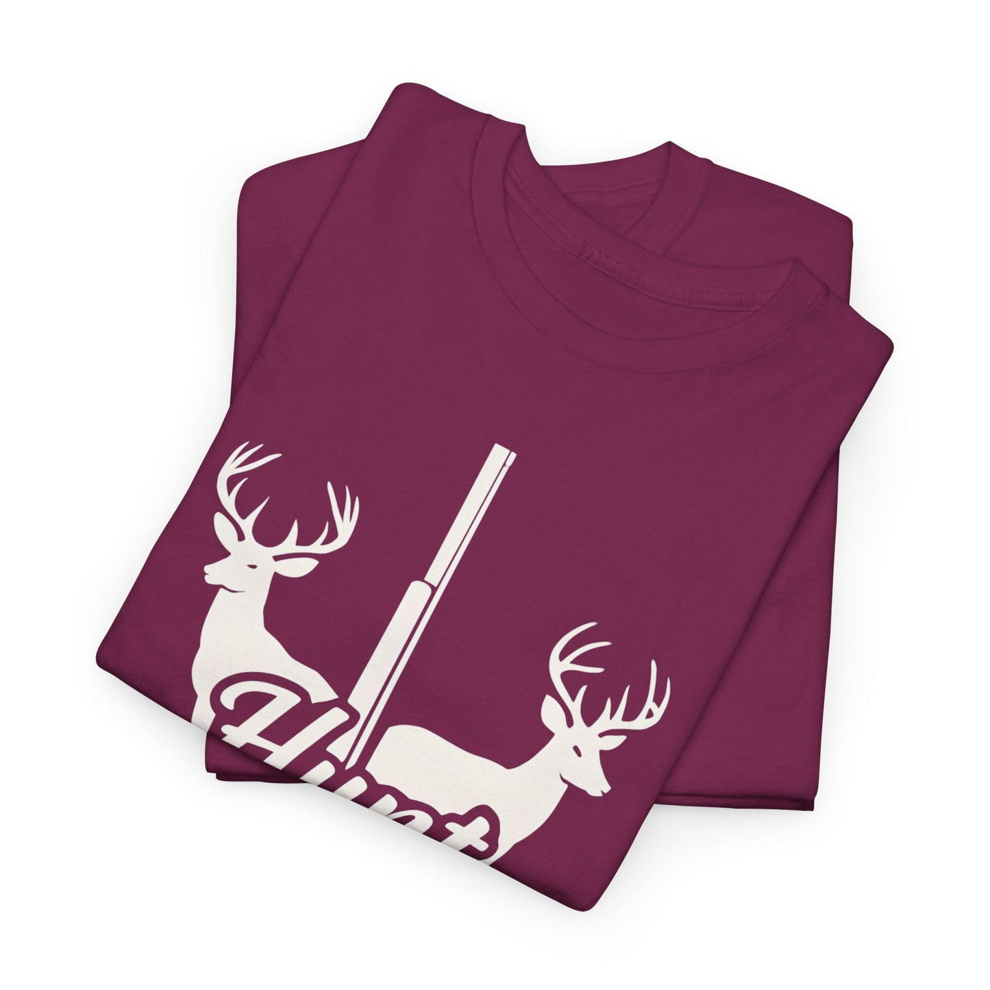 Unisex Heavy Cotton Tee - Hunt Design, Perfect for Outdoors Lovers, Hunting Season, Casual Wear, Gift for Hunters