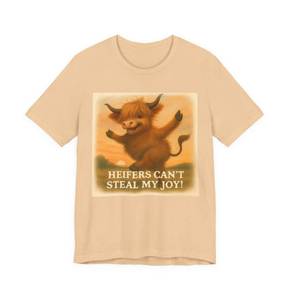 Joyful Heifer Unisex Tee - Perfect for Cow Lovers, Farm Life, Everyday Wear, Gifts, and Celebrations!