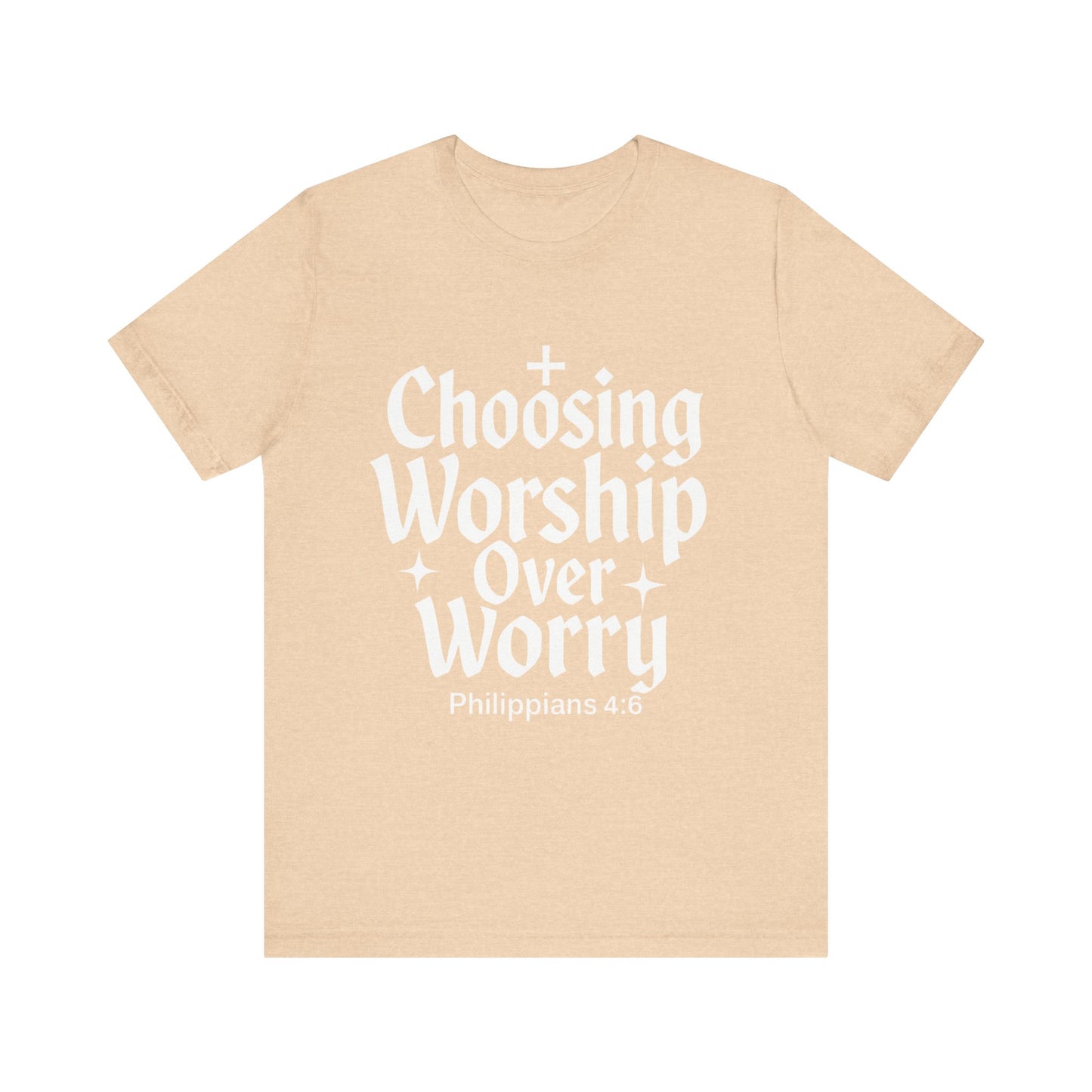 Faith-Inspired Unisex Tee: Choosing Worship Over Worry, Christian Apparel, Inspirational Gift, Spiritual T-Shirt, Everyday Wear, Gift [...]