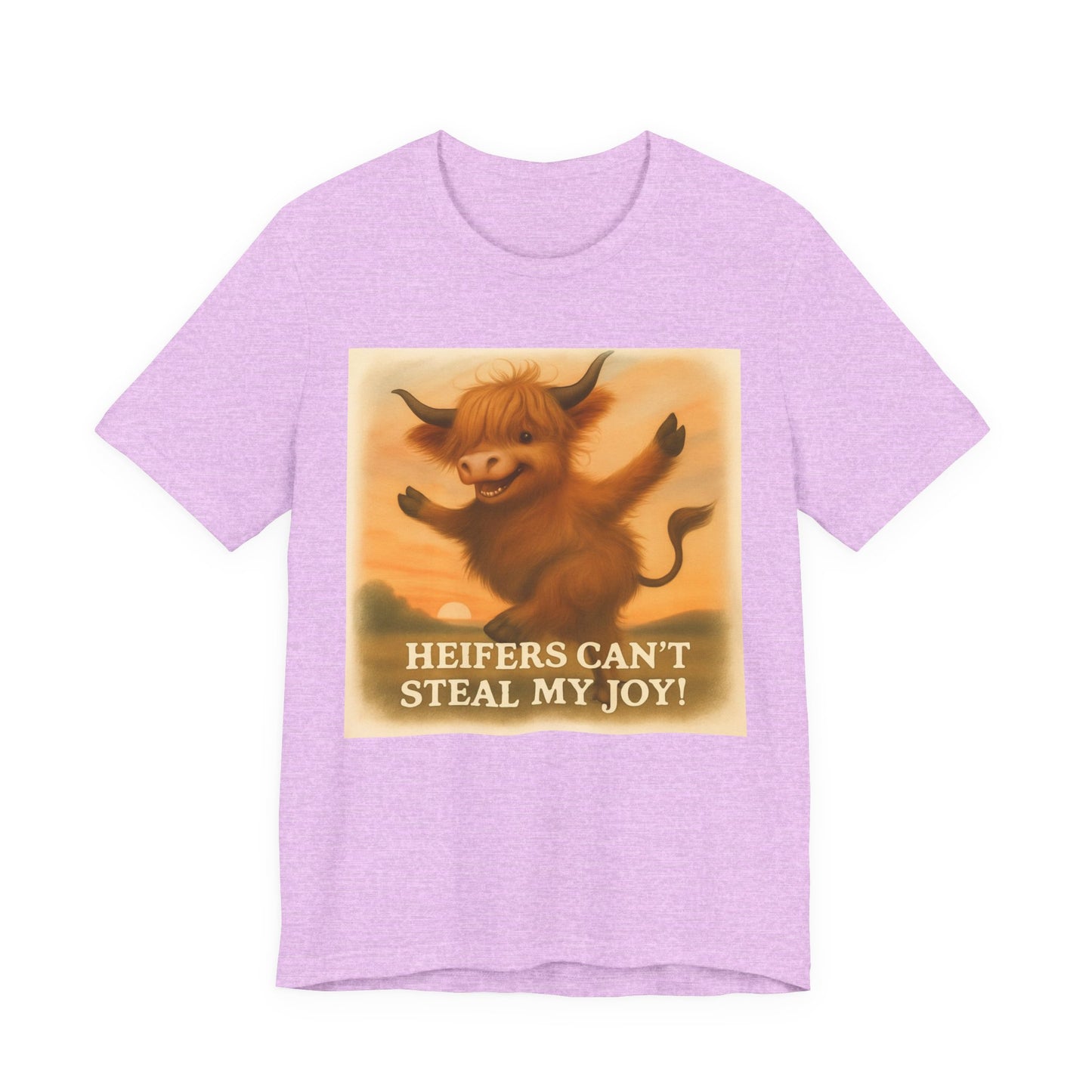 Joyful Heifer Unisex Tee - Perfect for Cow Lovers, Farm Life, Everyday Wear, Gifts, and Celebrations!