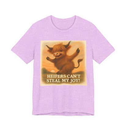 Joyful Heifer Unisex Tee - Perfect for Cow Lovers, Farm Life, Everyday Wear, Gifts, and Celebrations!