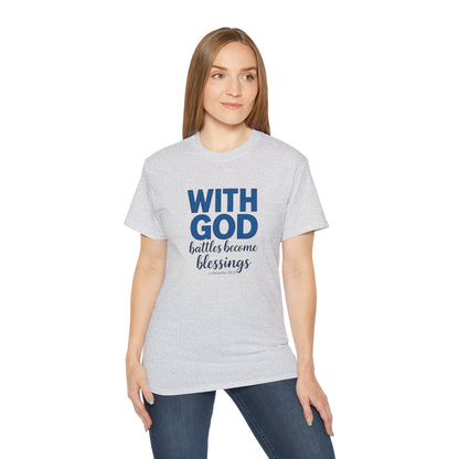 Inspirational Faith T-Shirt, Unisex Ultra Cotton Tee, Christian Apparel, Religious Gift, Uplifting Quote Shirt, Everyday Wear