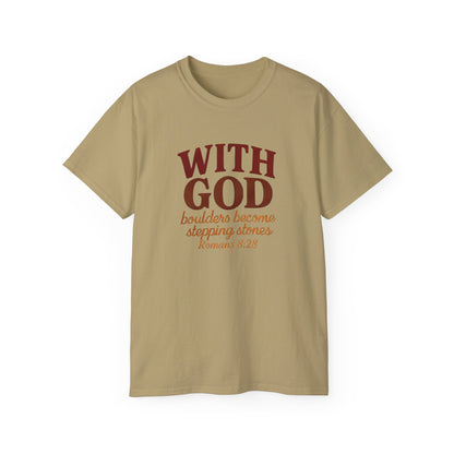 Faith-Inspired Unisex Tee, Inspirational T-Shirt, Spiritual Gift, Bible Verse Apparel, Christian Clothing, Everyday Wear