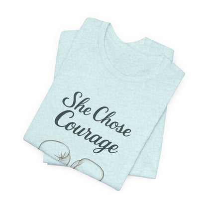 Courage T-Shirt, Inspirational Tee, Motivational Gift, Unisex Casual Wear, Esther 4:16 Quote, Fitness Apparel