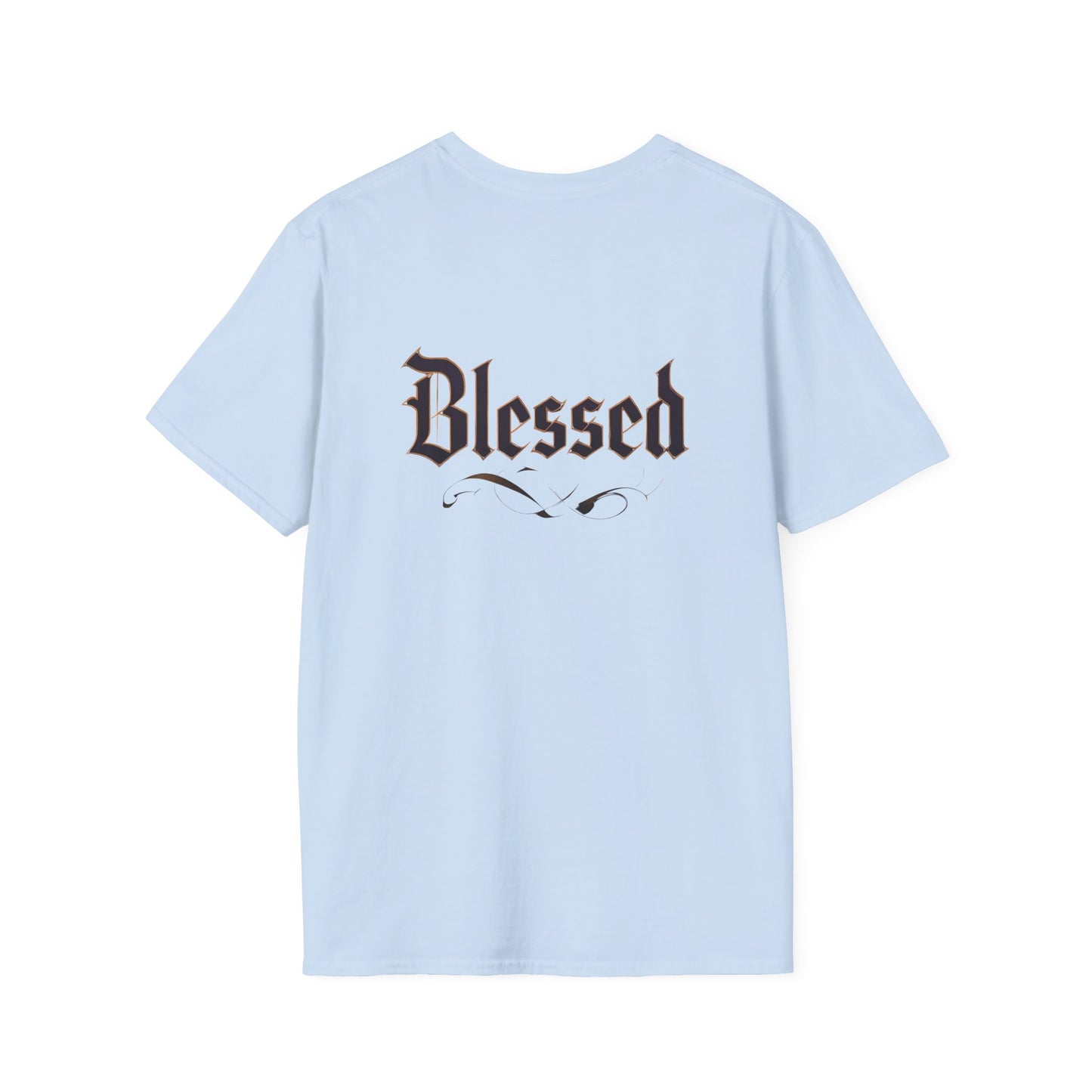 Blessed Unisex Softstyle T-Shirt for Everyday Comfort, Casual Wear, Gift for Friends, Spiritual Apparel, Summer Fashion