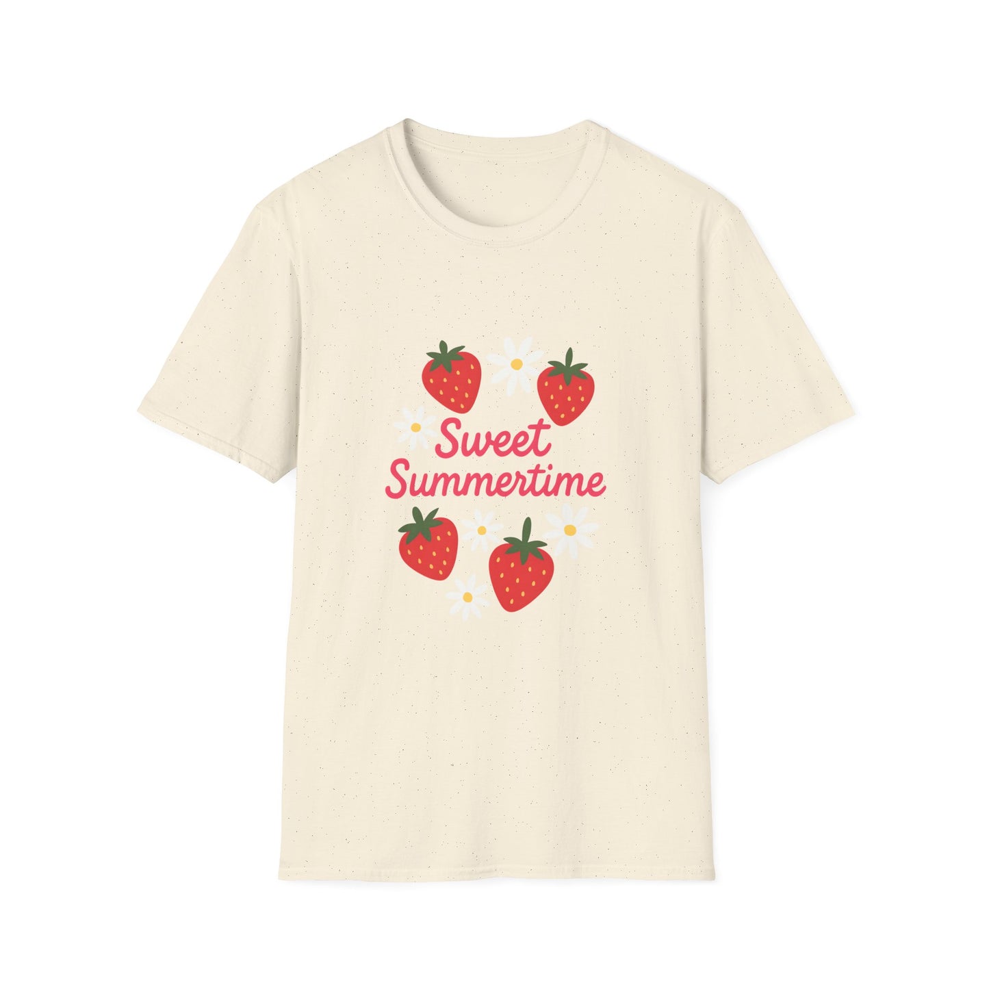 Sweet Summertime T-Shirt, Unisex Summer Tee, Cute Fruit Shirt, Casual Summer Apparel, Gift for Plant Lovers