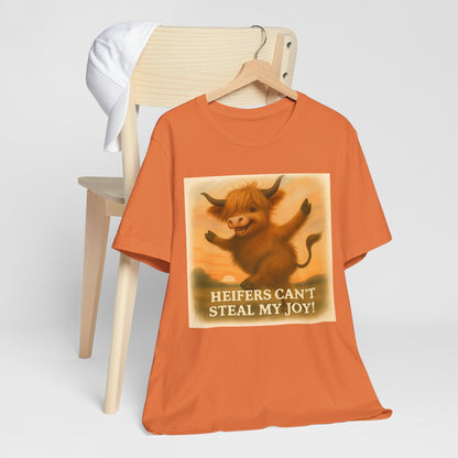 Joyful Heifer Unisex Tee - Perfect for Cow Lovers, Farm Life, Everyday Wear, Gifts, and Celebrations!