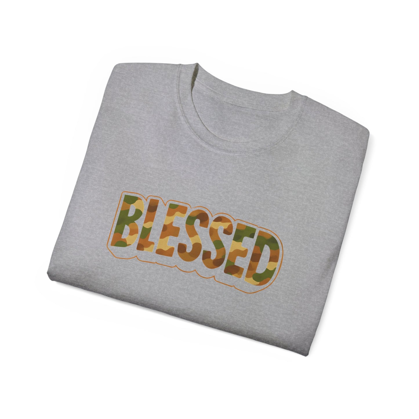 Blessed Unisex Ultra Cotton Tee - Casual T-Shirt for Faith, Inspirational Gift, Daily Wear, Christian Apparel, Spiritual Motivation