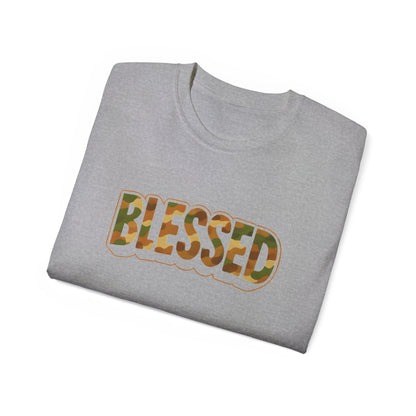 Blessed Unisex Ultra Cotton Tee - Casual T-Shirt for Faith, Inspirational Gift, Daily Wear, Christian Apparel, Spiritual Motivation